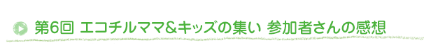 エコチルクッキング教室