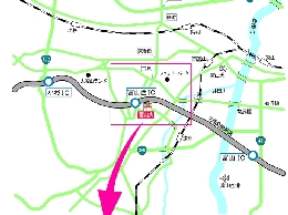 大学までのマップ